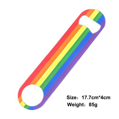 Custom Metal Rainbow Printable Sublimation Bottle Opener For Wedding Favor