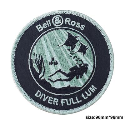 Underwater Photographer Emroidered Custom Iron On Diver Patch