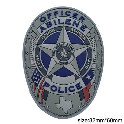 Custom Police Sheriff PVC Badge Patches