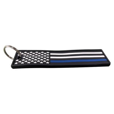 Rubber American Flag Keychain