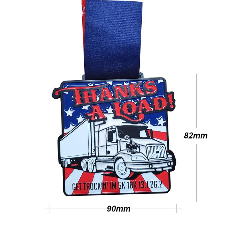 Custom Souvenir Sport Medal with Medal Ribbon