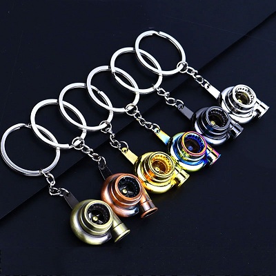 Spinning Turbo Keychain