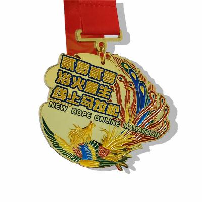Zinc alloy medal