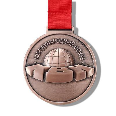 Customized Die Casting Copper Electroplating Gold Metal Marathon Medals