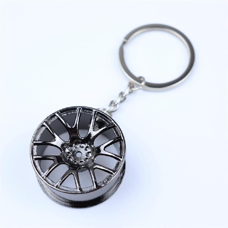  Wheel Tire Rim Keychain