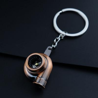 Spinning Turbo Keychain Custom Metal Automotive Part Car Gift Key Chain