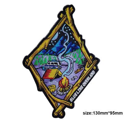 Wholesale Custom 3D Designer Sew Iron On Embroidery Patch