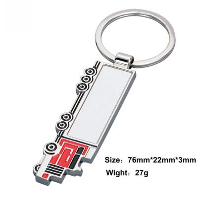 Fashion Soft Enamel Truck Style Souvenirs Car Keychain For Best Gift