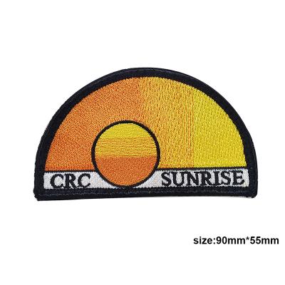 Custom Design Your Own Sunrise Embroidery Patches For Clothing