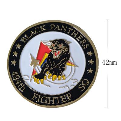 Custom Gold Plated Metal Army Air Force military Challenge Coins