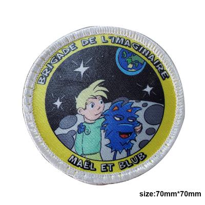 Custom Bulk Chenille Embroidery Patch Heat Transfer woven Iron On Patches