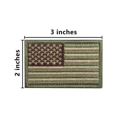 Custom Clothes Embroidery USA Flag Badges Patches For Military Uniforms