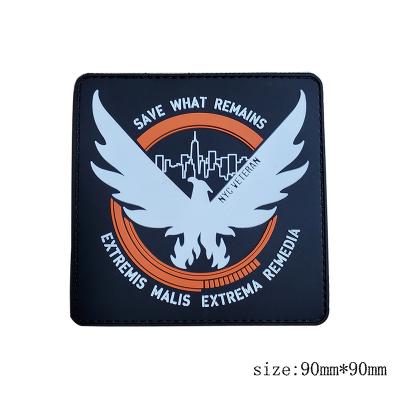 Custom Tactical Morale Military PVC Patch With Hook and Loop
