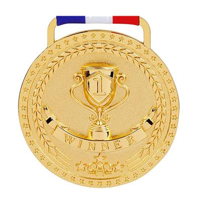 Gold Silver Bronze Antique Finish Trophy Awards Medals