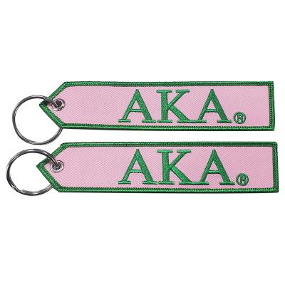 Pink 1908 Sorority keychain