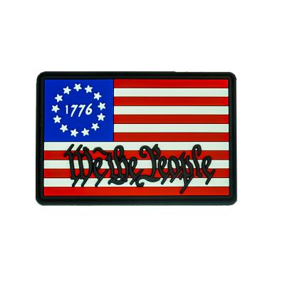 3D embroidery patches for hat custom woven rubber patch